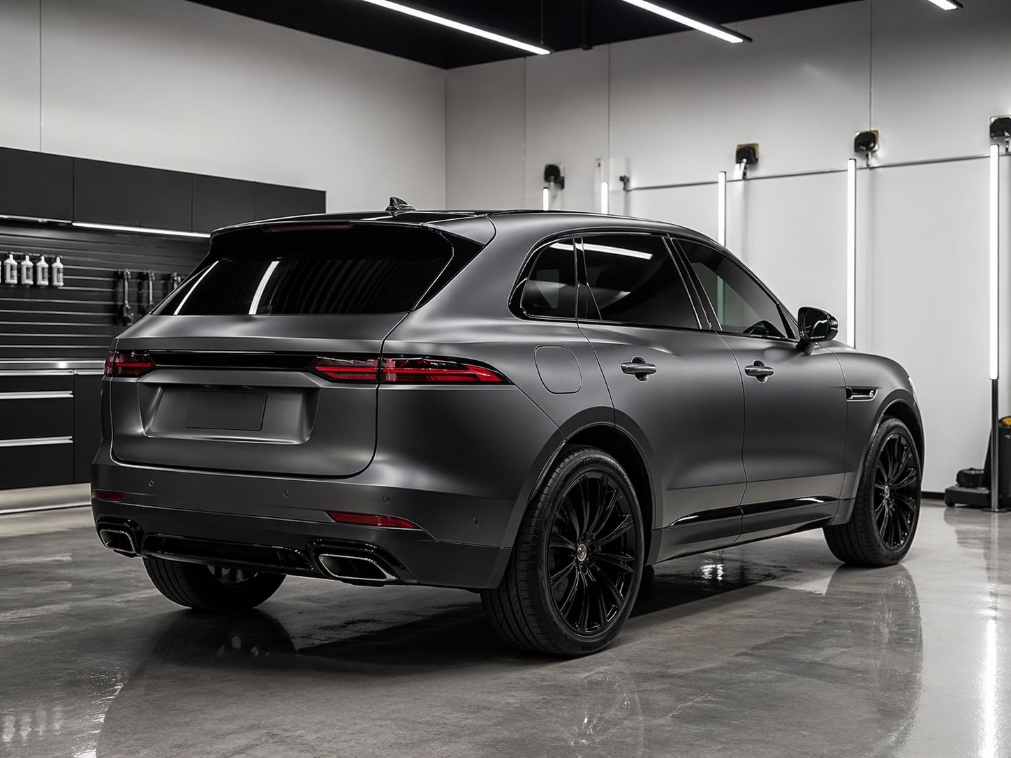 保时捷 Macan — 消光灰改色